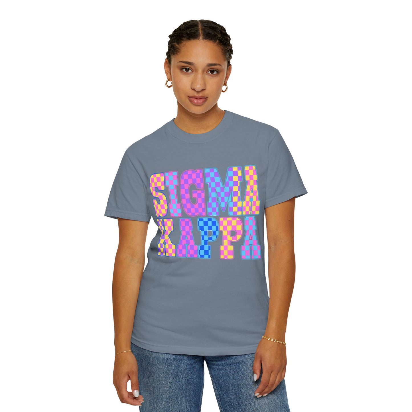 Colorful SigmaKappa T-Shirt - Unisex Garment-Dyed