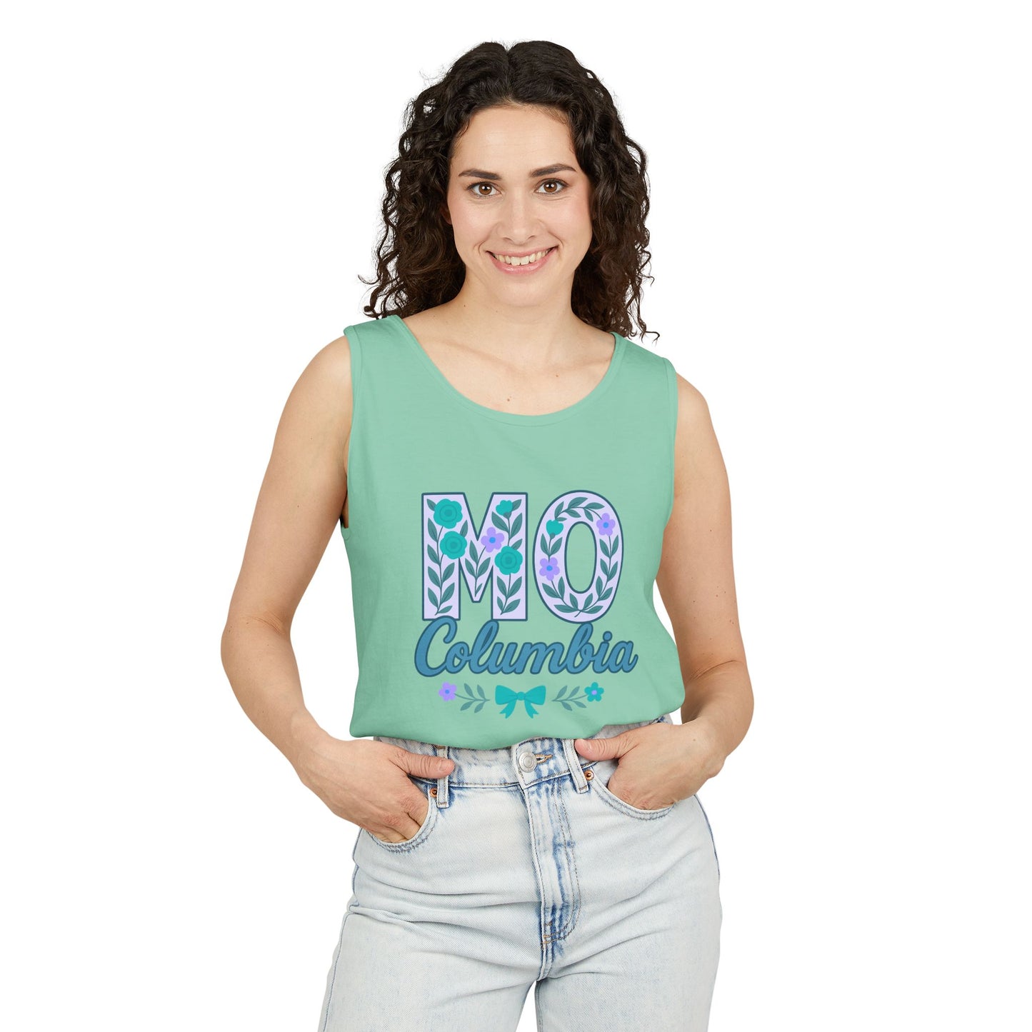 Missouri State Pride Tank Top, Unisex Summer Shirt, Columbia MO Graphic Tee, Comfort Colors, Graduation Gift
