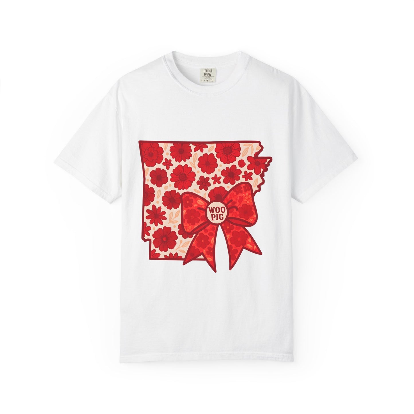 Arkansas Floral T-shirt - Women's & Men's Gift, Summer Tee, State Pride Shirt, Comfort Colors