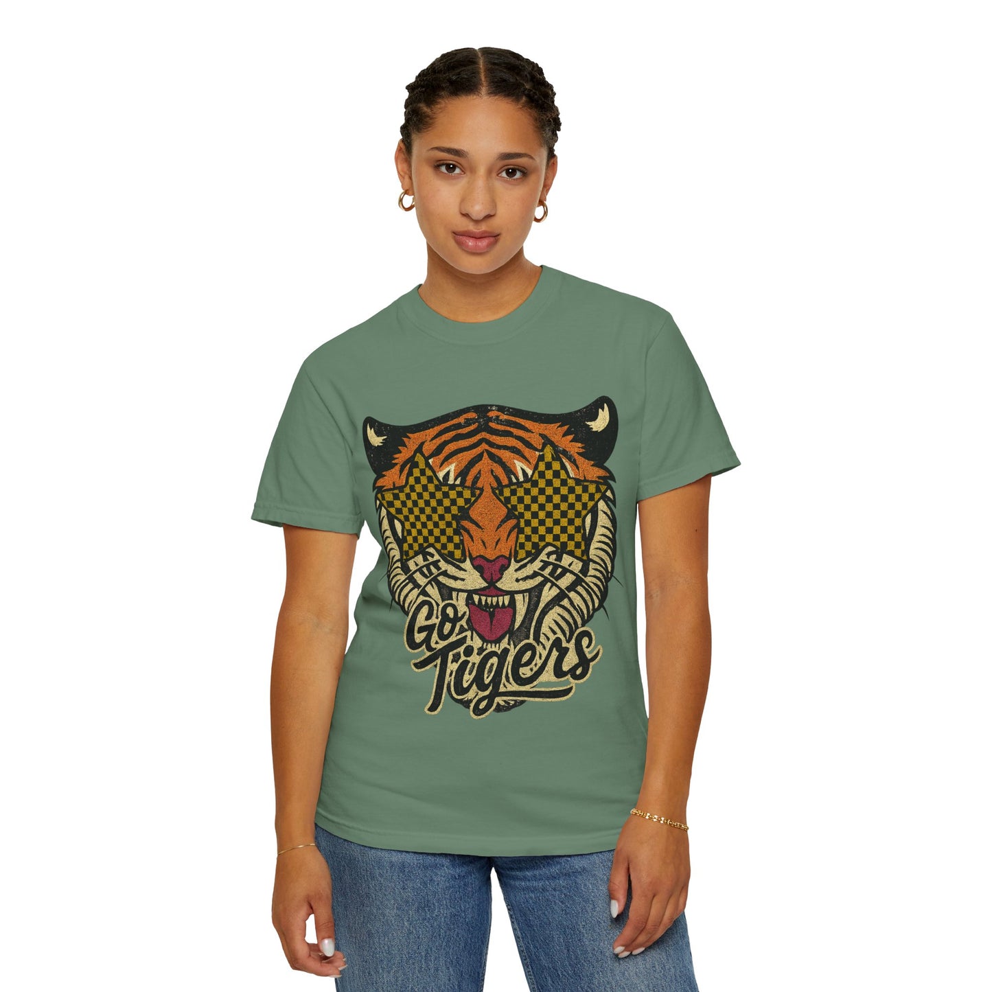 Bold Tiger Graphic Unisex T-Shirt - Go Tigers Design for Missouri Lovers