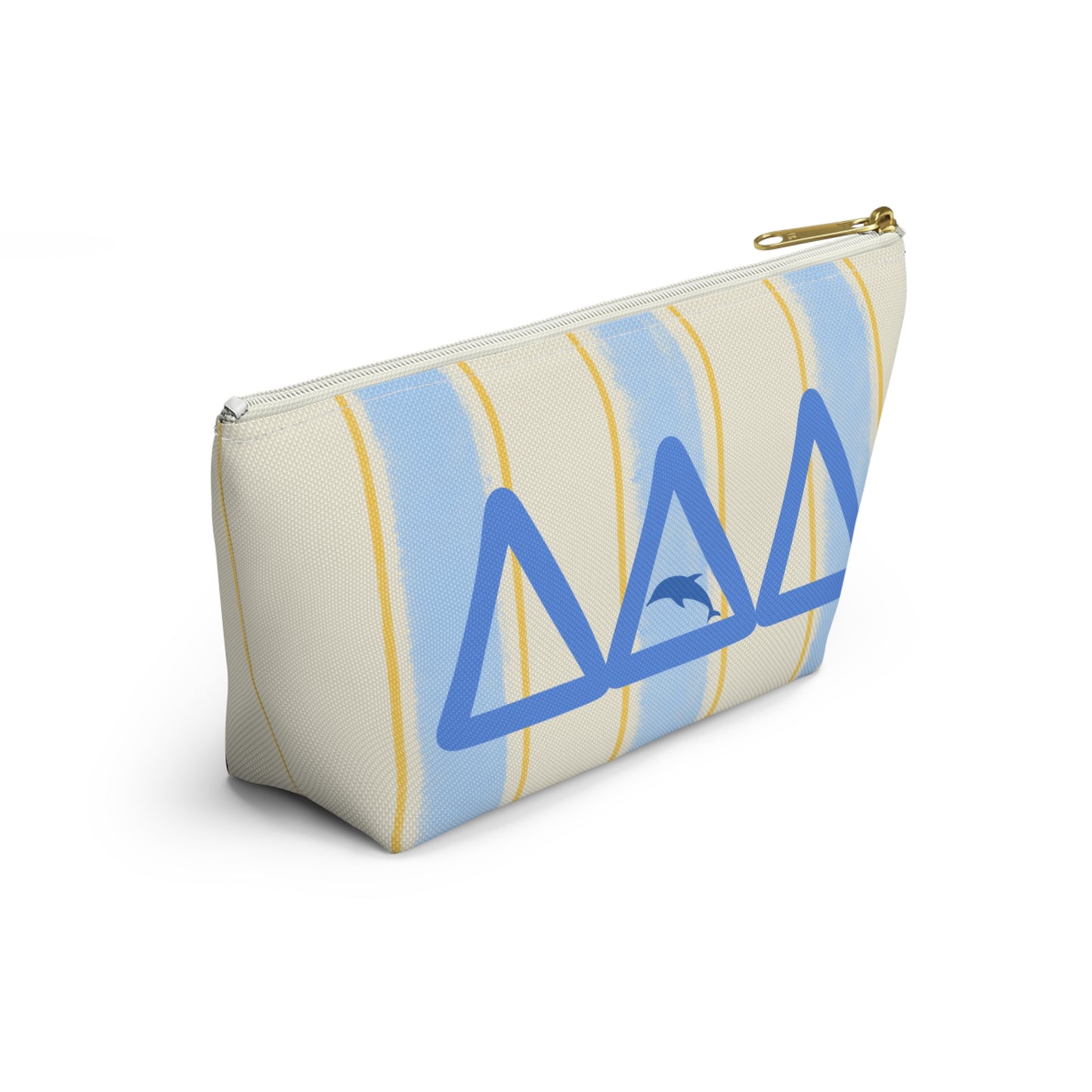 DDD Chic Dolphin Print Accessory Pouch, Cosmetic Bag, Travel Organizer, Beach Essentials, Summer Vibes, Gift for Her