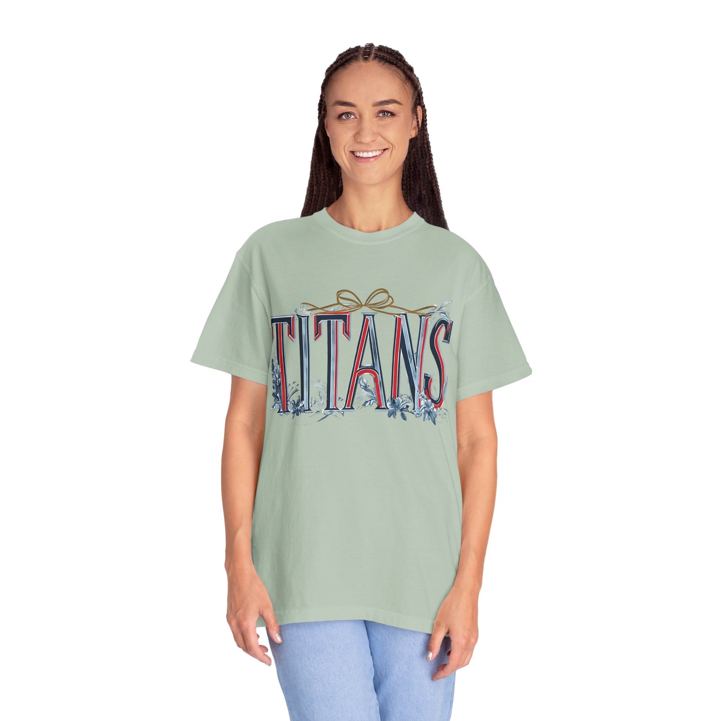 Floral Titans Garment-Dyed T-Shirt