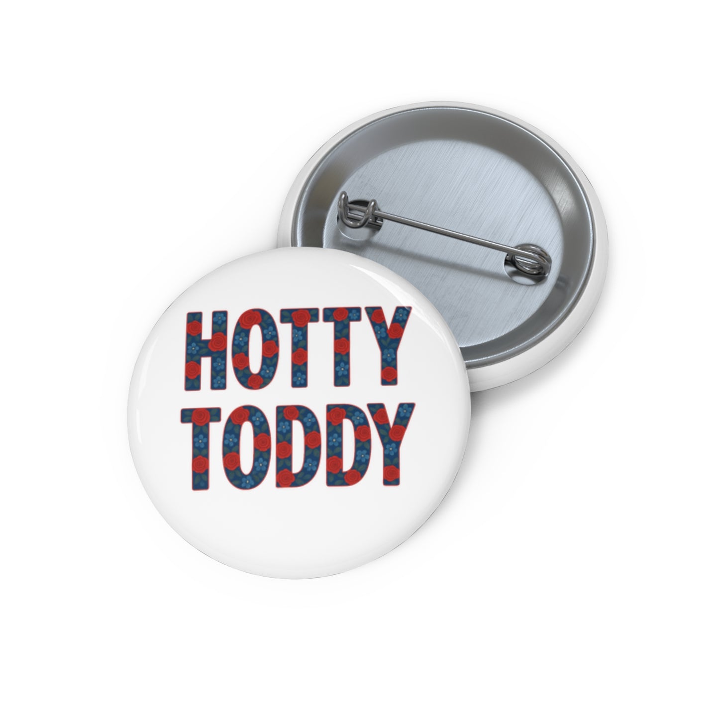 Pin Buttons - Floral MS Hotty Toddy, MS Rebels Game Day Vintage Design