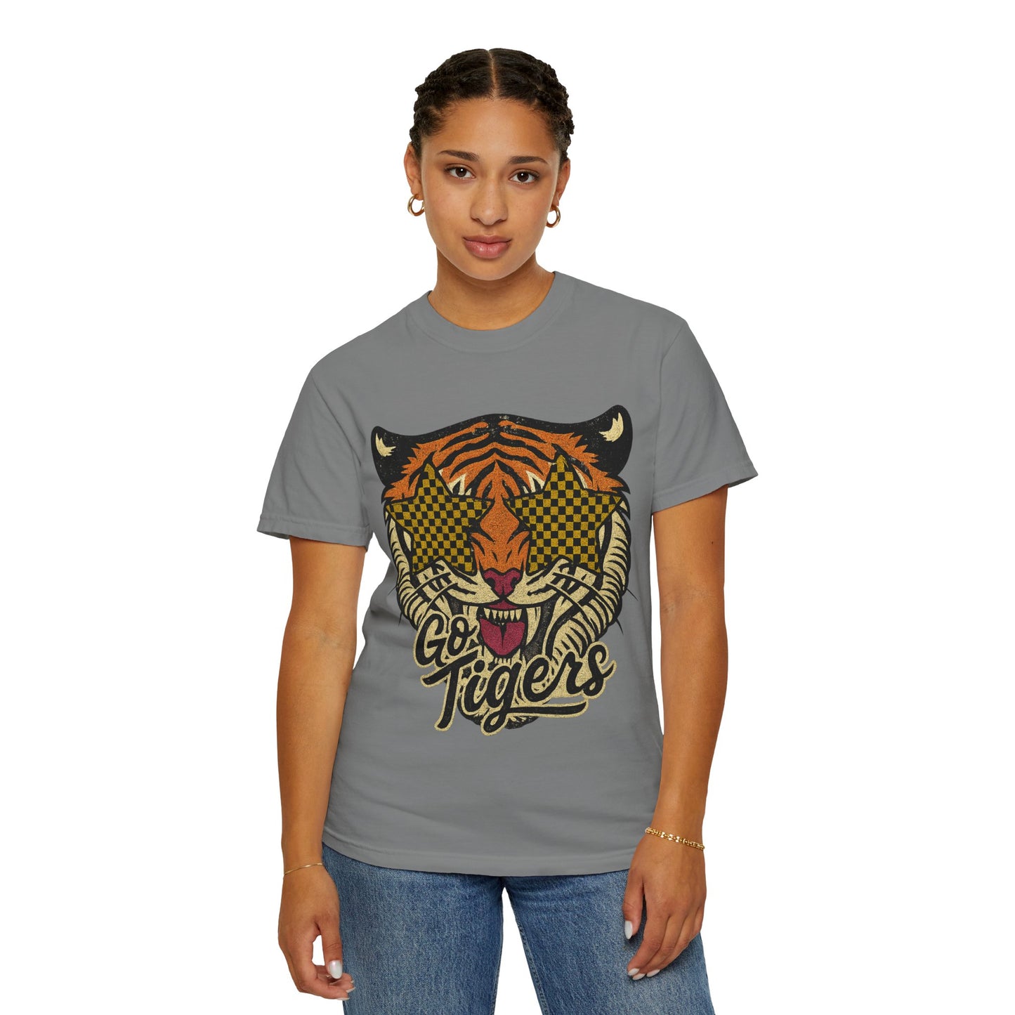 Bold Tiger Graphic Unisex T-Shirt - Go Tigers Design for Missouri Lovers