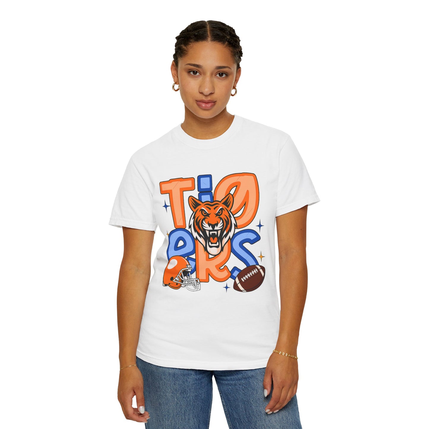 Tigers Unisex Garment-Dyed T-Shirt