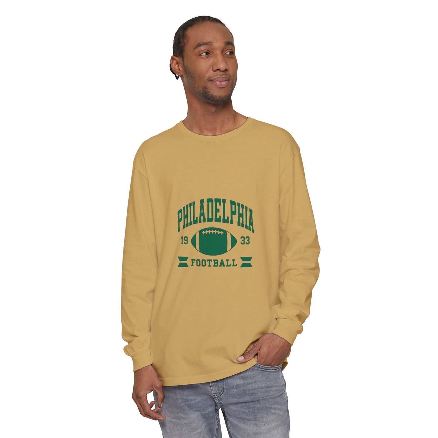 Vintage Philadelphia Football Long Sleeve T-Shirt