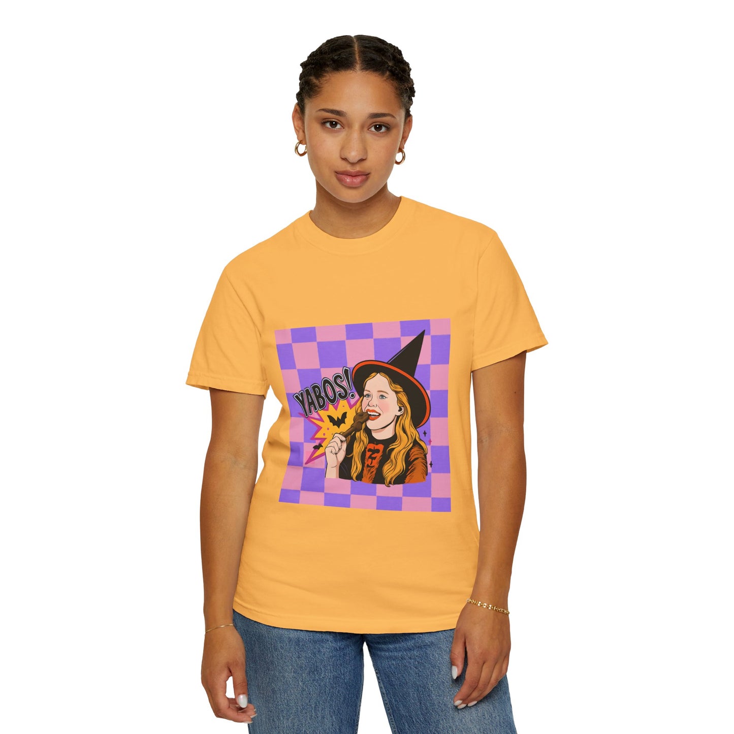Witchy Vibes T-shirt - Yabos Graphic Tee, Cute Halloween Shirt, Unisex Funny Costume Top, October Celebration Attire, Gift for Witch Lovers