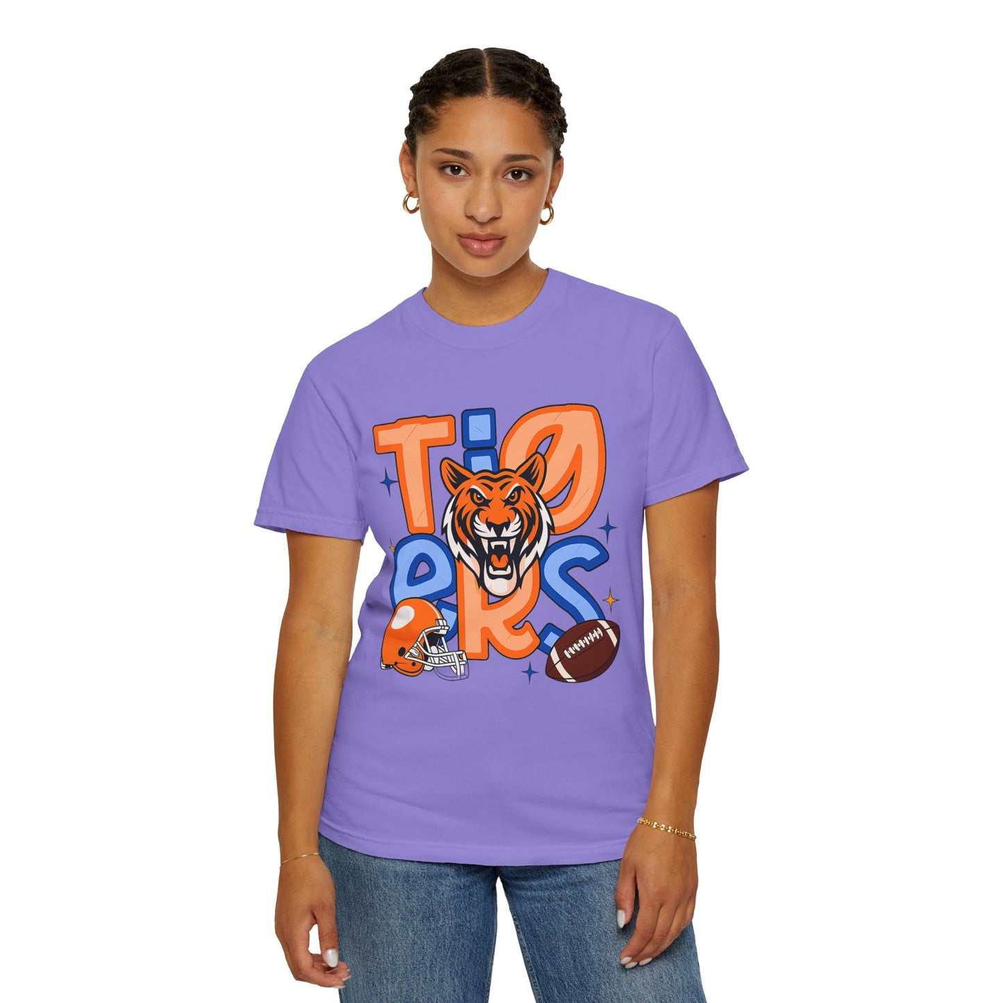 Tigers Unisex Garment-Dyed T-Shirt