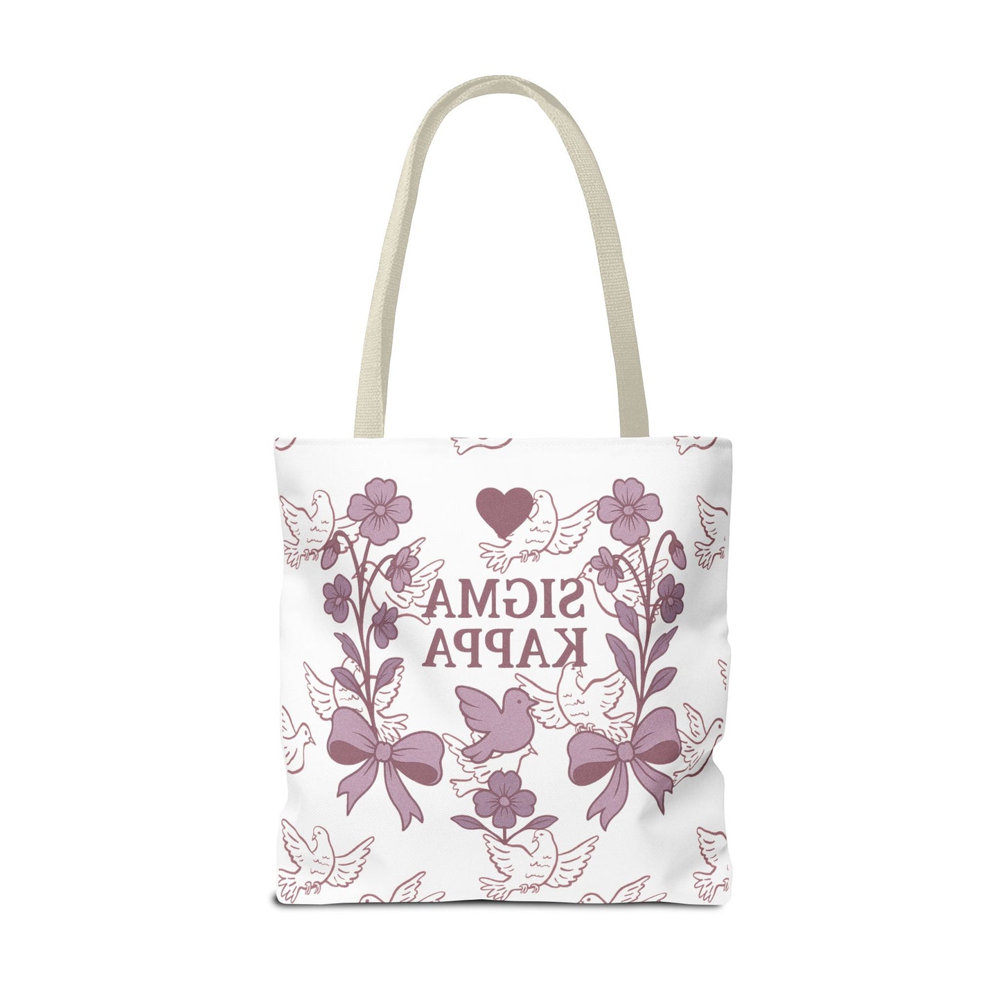 Sigma Kappa Floral Tote Bag | Sorority Gift, Eco-Friendly Carry-All, College Accessory, Stylish Shopping Bag, Chic Beach Tote