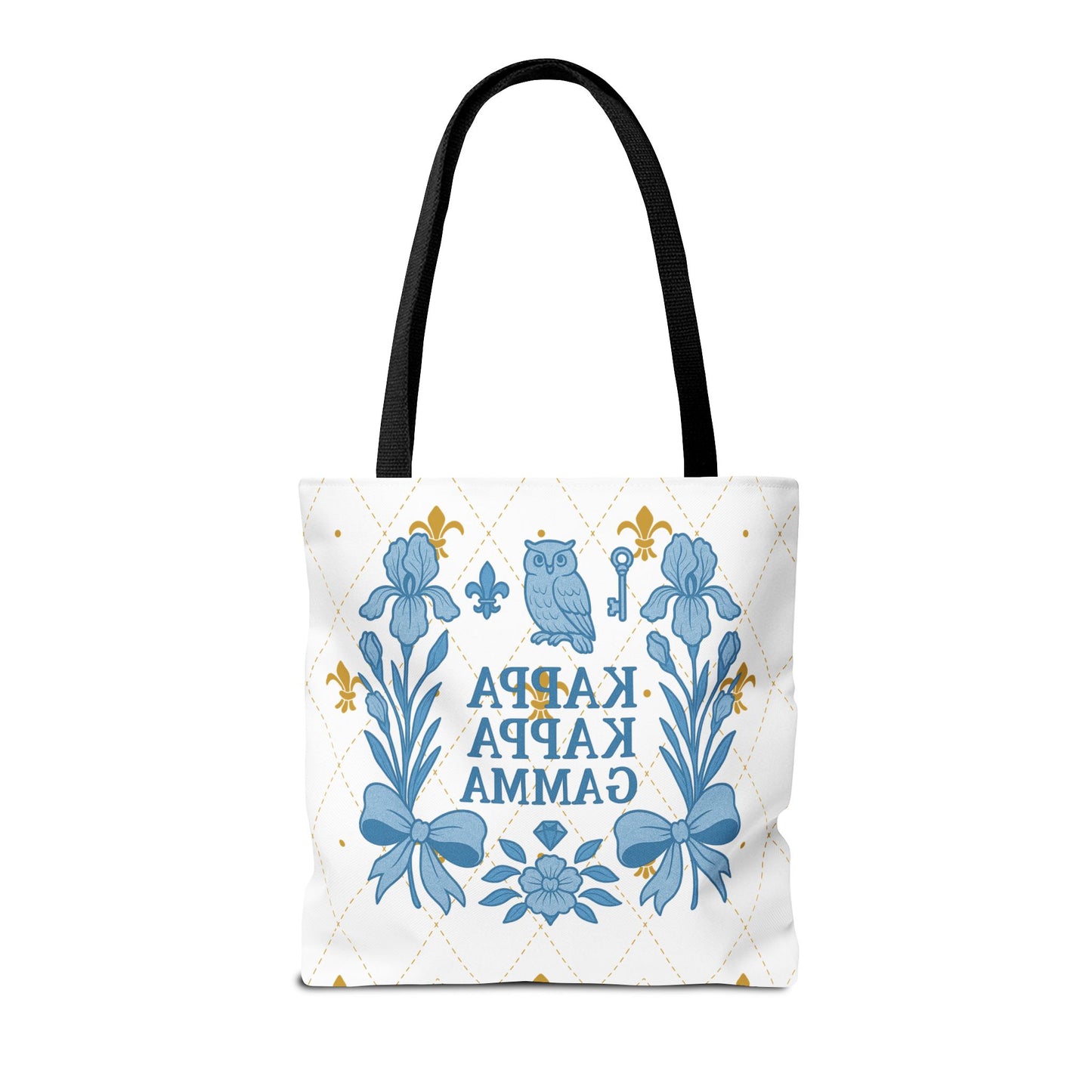 Floral KKG Sorority Tote Bag | College Student Gift, Event Tote