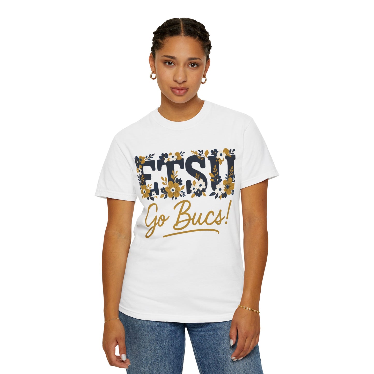 Floral Go Bucs Unisex T-shirt - College Apparel