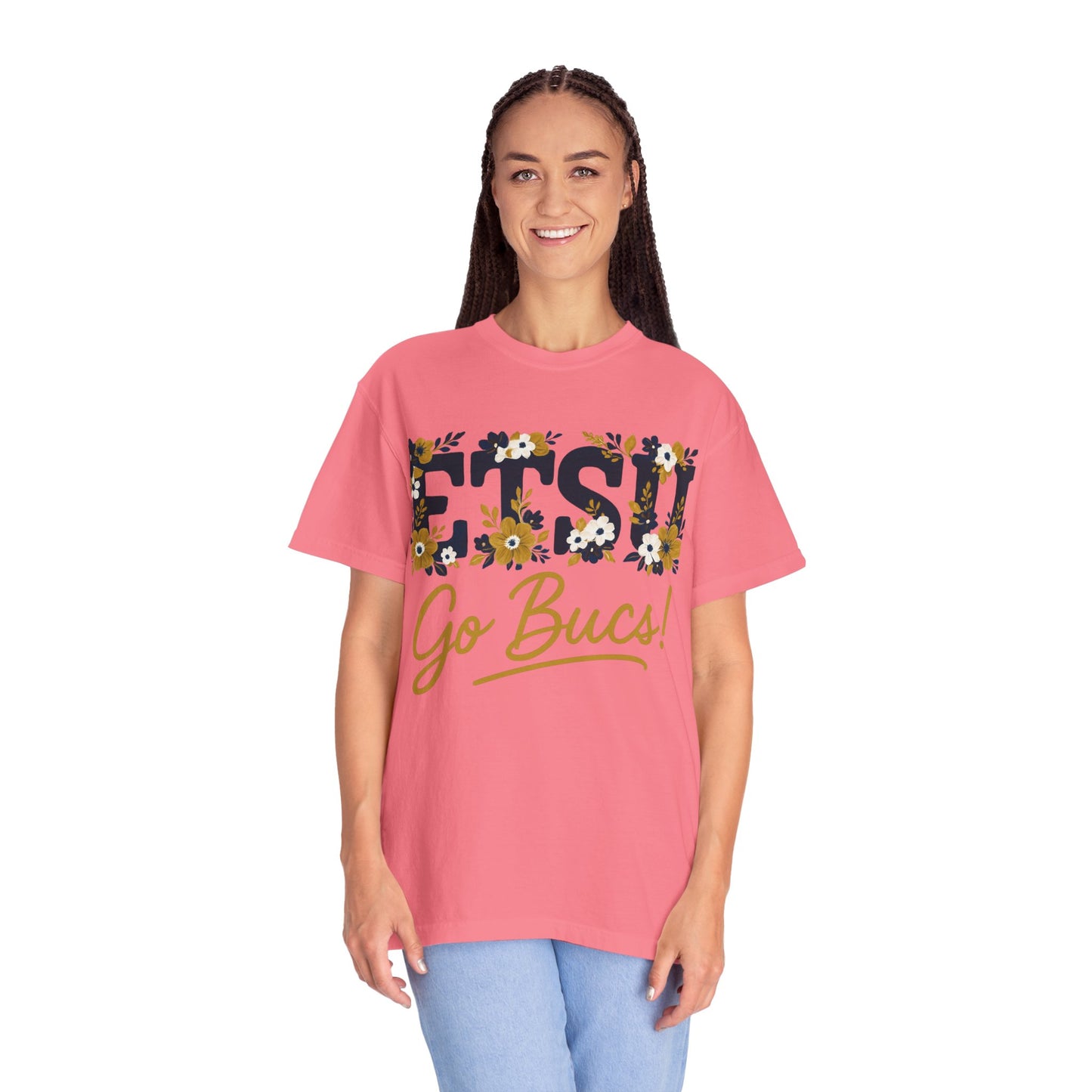 Floral Go Bucs Unisex T-shirt - College Apparel