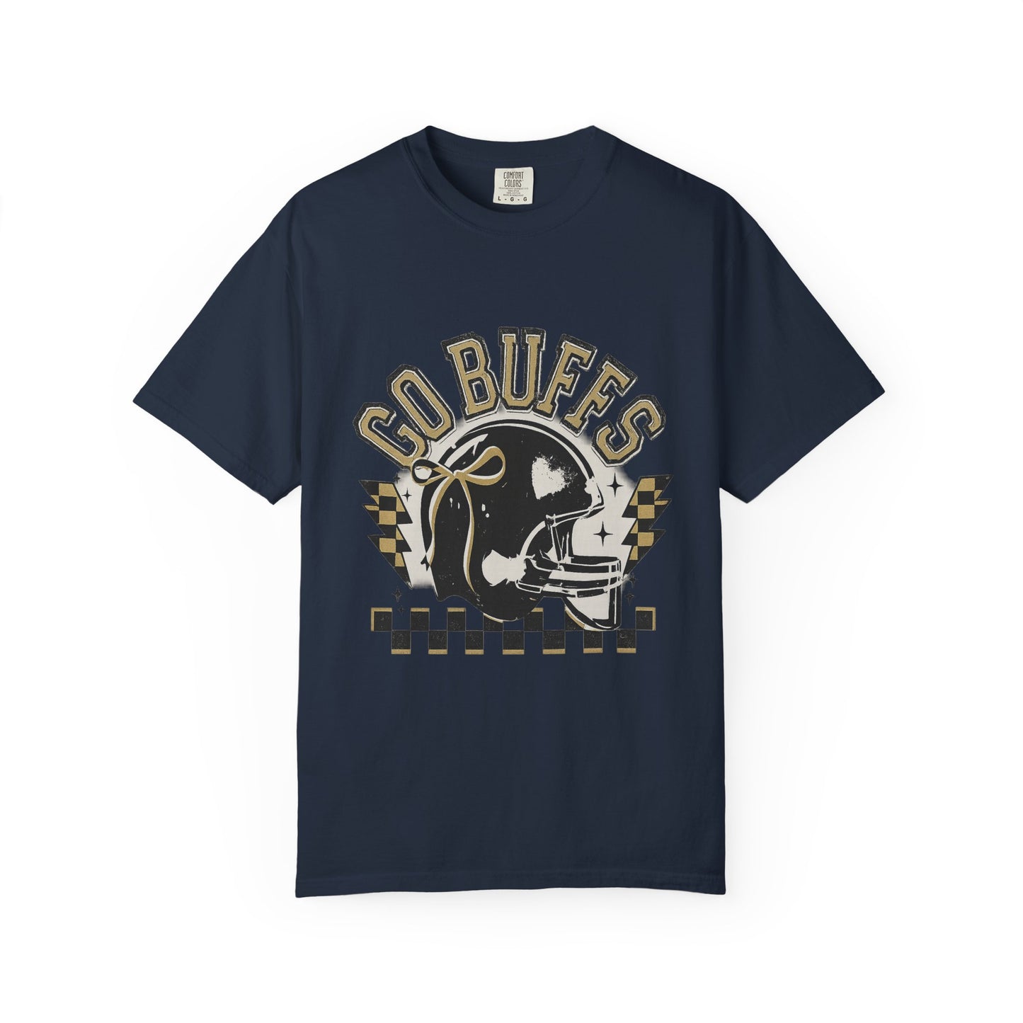 Vintage Sports Fan T-Shirt - Go Buffs Graphic Tee