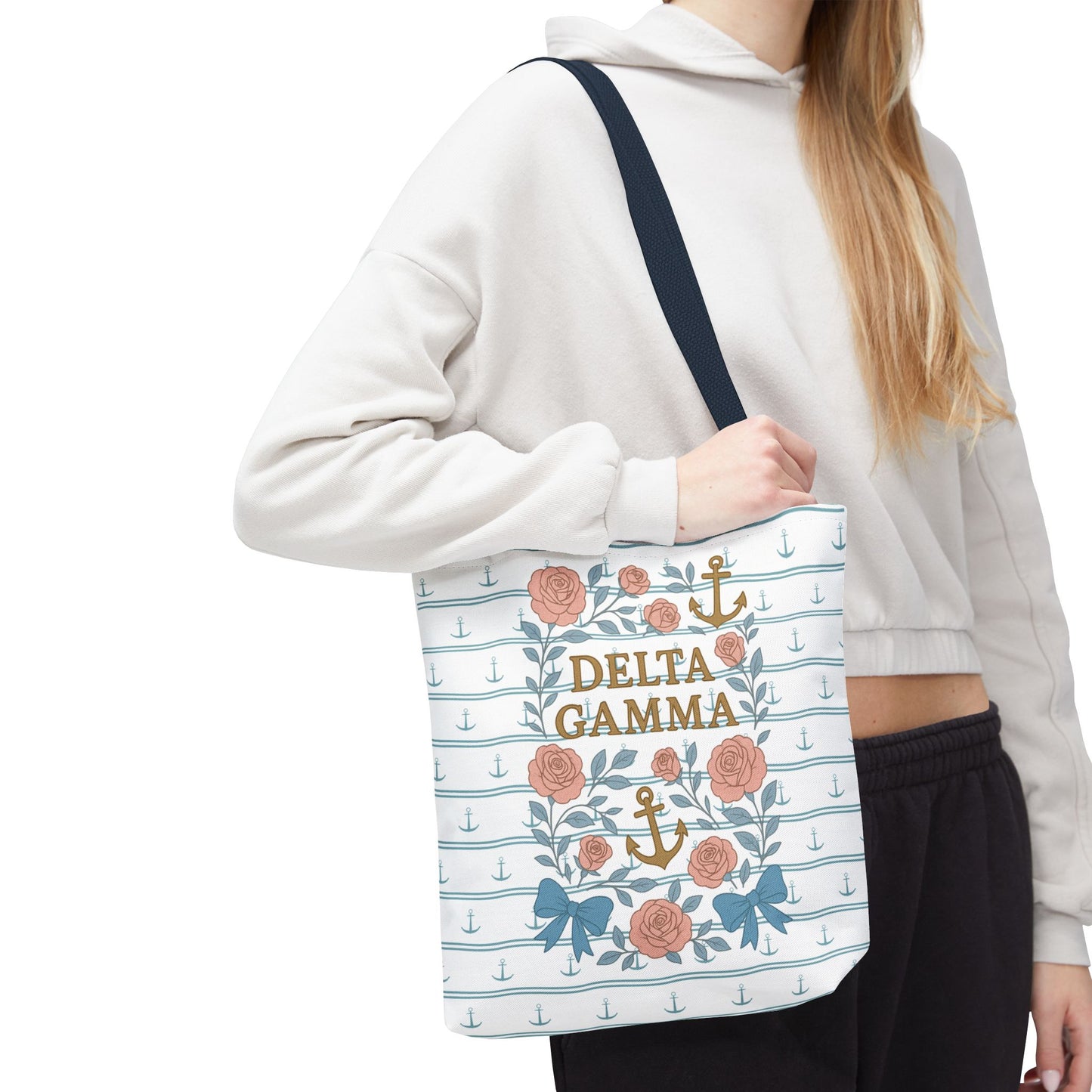 Floral Tote Bag - Delta Gamma Sisterhood Gift