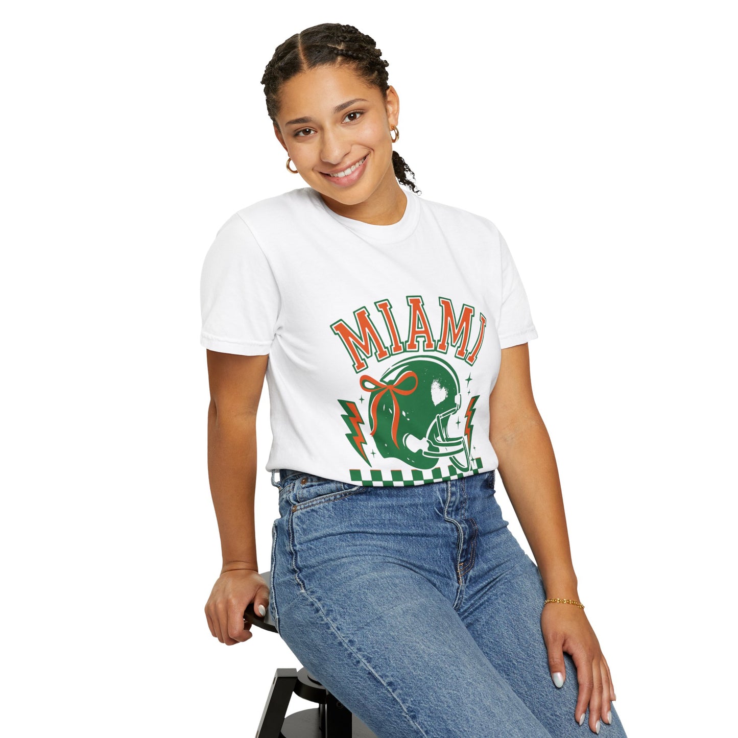 Miami Football Garment-Dyed T-Shirt