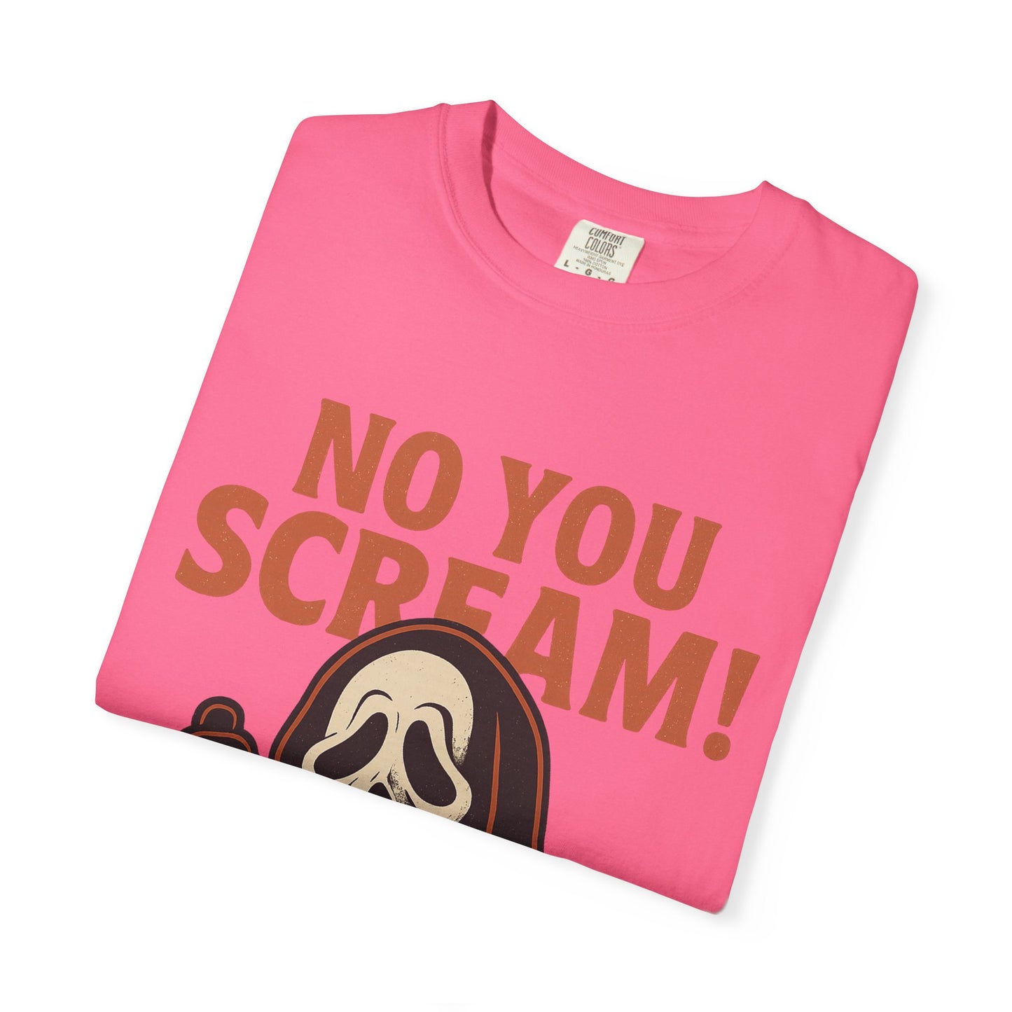 Unisex Horror-Themed T-shirt | Fun Scream Design for Halloween, Costume Parties, Movie Nights, Gift for Horror Fans