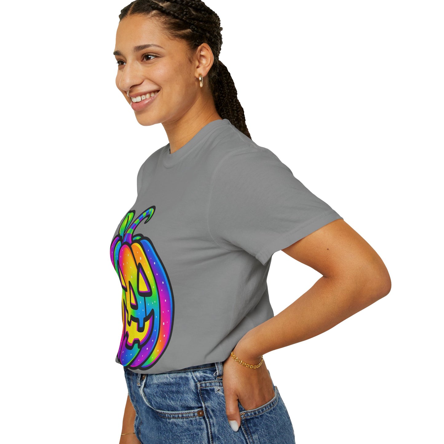 Colorful Pumpkin T-shirt for Halloween