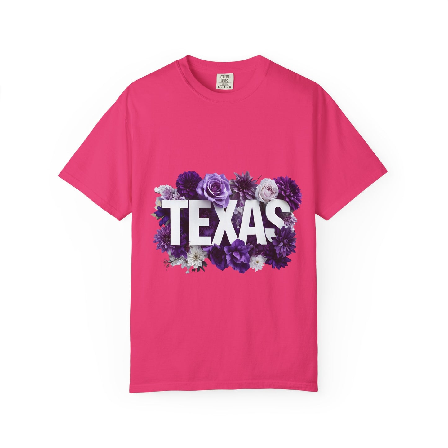 Texas Floral T-Shirt, Unisex Aesthetic Tee, Summer Outfit, Gift for Texan, Casual Style Shirt, Travel Souvenir Shirt