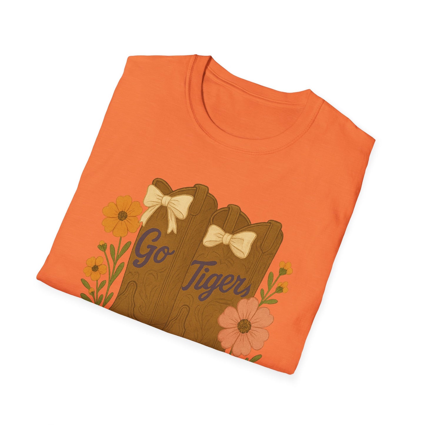 SC Tigers Country Boots Unisex T-Shirt | Cute Southern Style Tee, Go Tiger Shirt, Perfect for Game Day, Clemson Game Day, Graduation Gift, College Student Gift