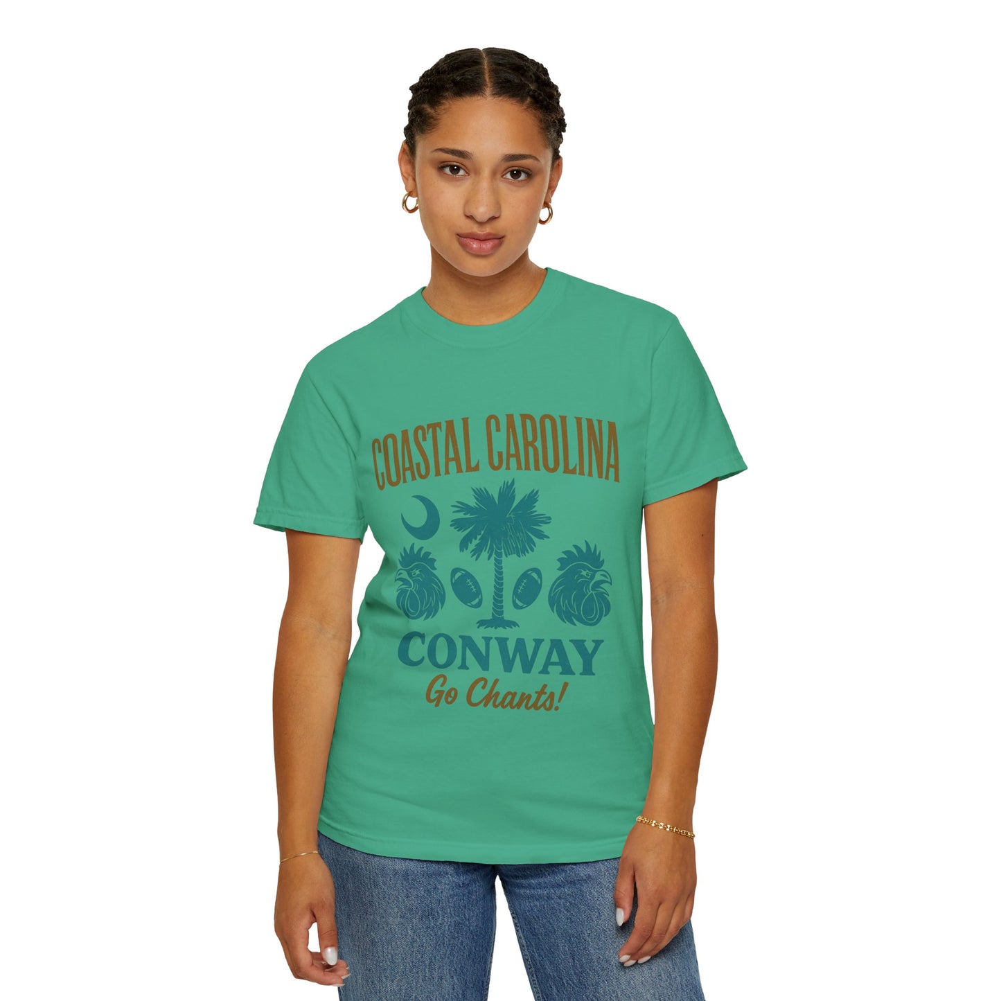 Go Chants T-Shirt, Unisex Garment-Dyed Tee, Beachwear, College Apparel, Summer Vibes
