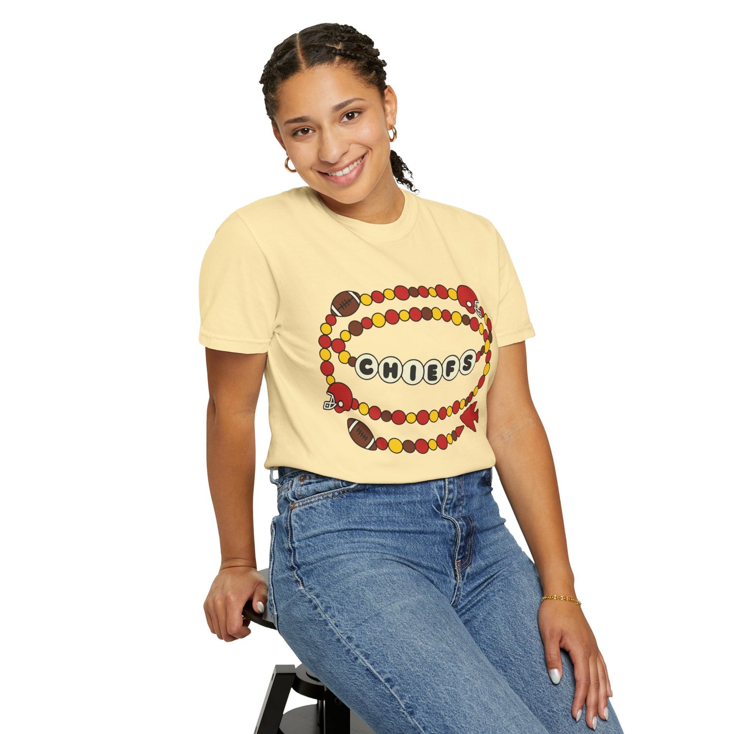 Swiftie approved chief bracelet  Fan T-Shirt | Sports Apparel, Game Day Shirt, Unisex Tee, NFL Fashion, Gift for Football Lovers