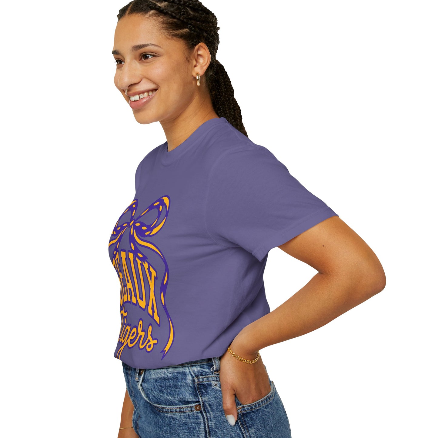 Géaux Tigers Garment-Dyed T-Shirt, Unisex Tee, LSU Spirit Wear, College Apparel, Game Day Outfit, Casual Style