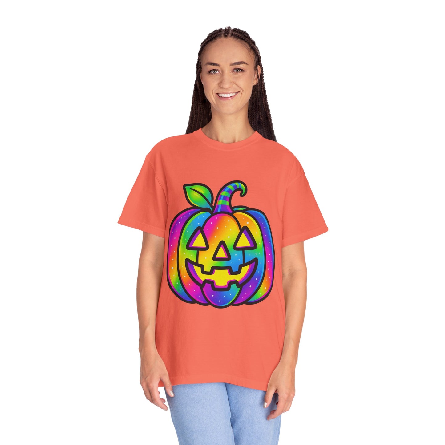 Colorful Pumpkin T-shirt for Halloween