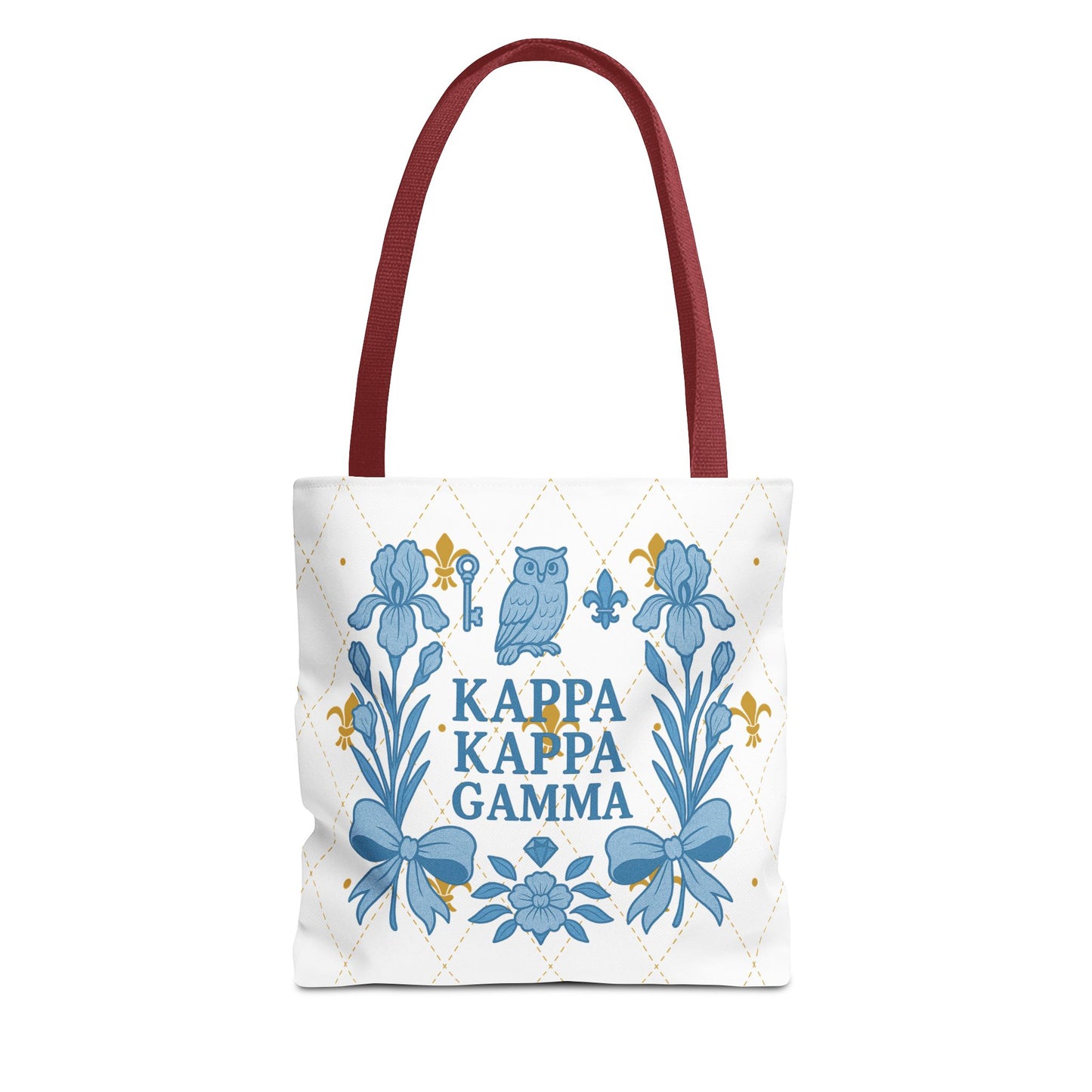 Floral KKG Sorority Tote Bag | College Student Gift, Event Tote