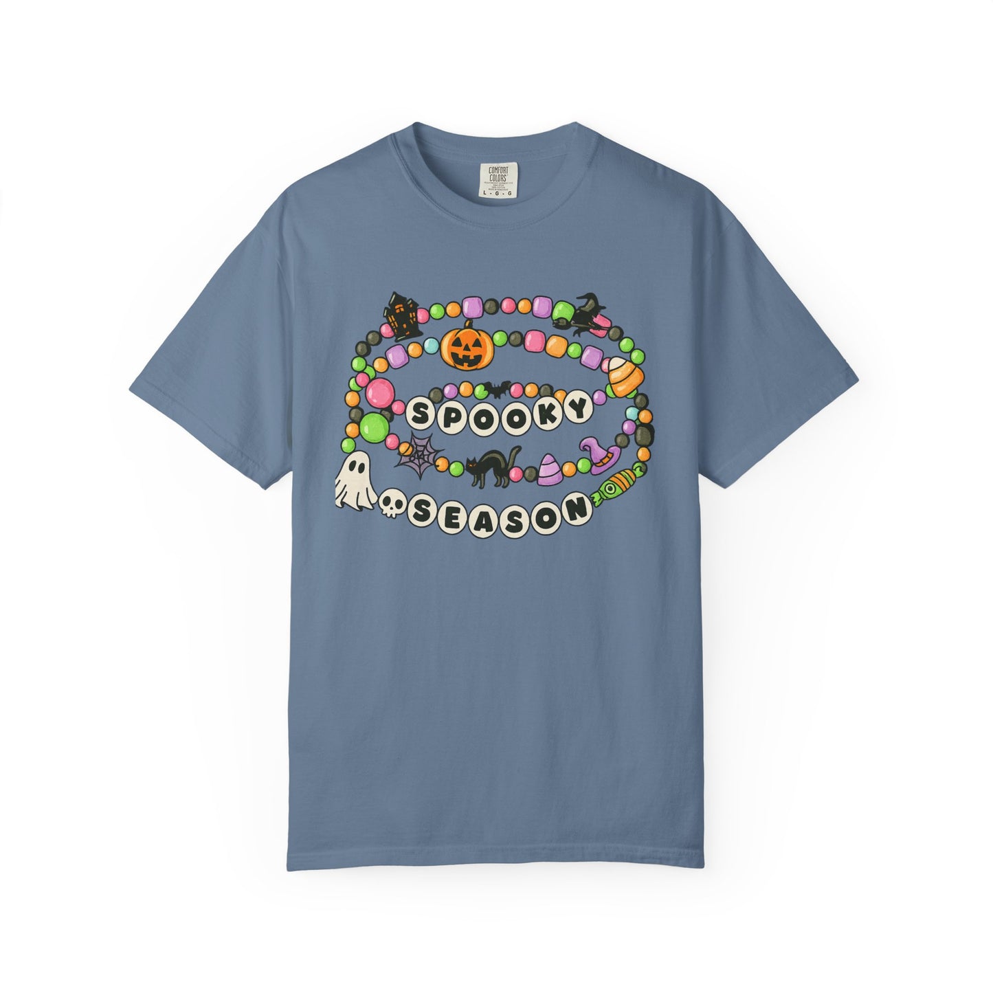 Spooky Season Friendship Bracelet T-shirt | Halloween Fun, Unisex Tee