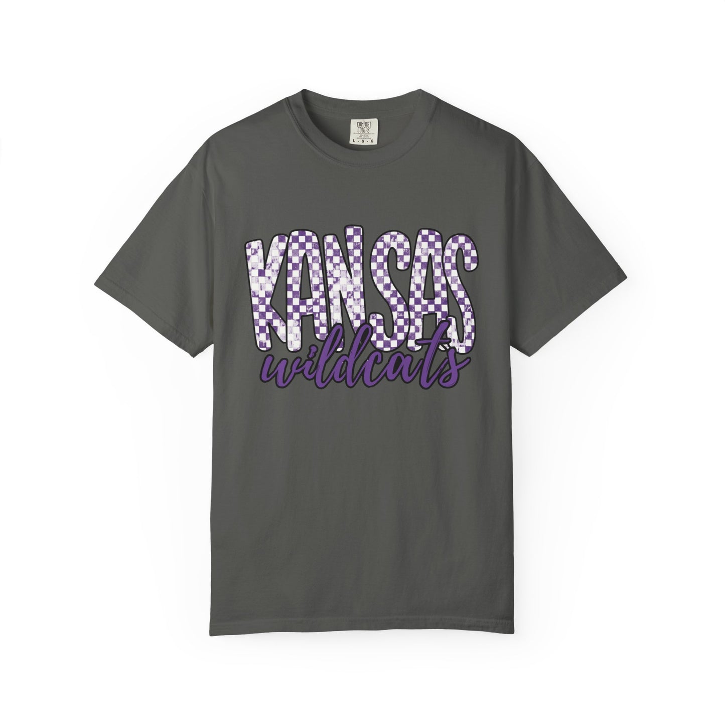 Kansas Wildcats Garment-Dyed T-Shirt | Unisex College Apparel