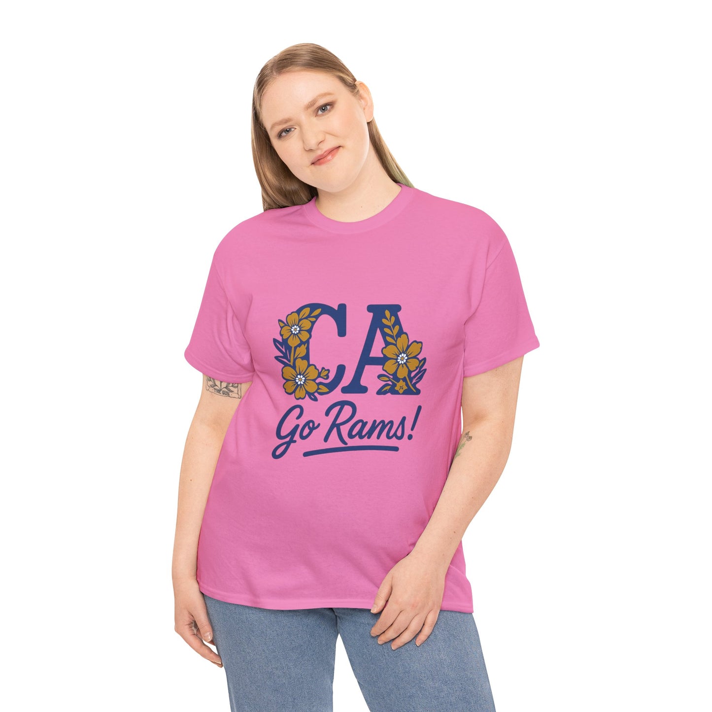 CA Rams Floral Tee