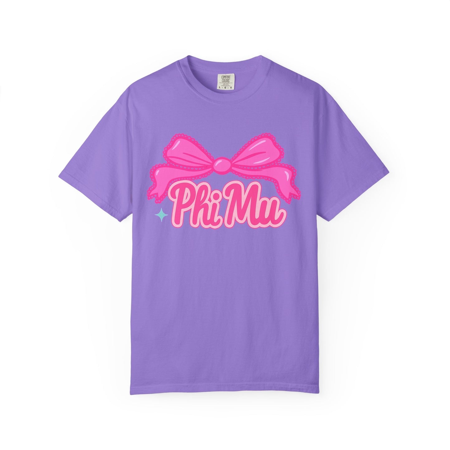 PhiMu Bow Pink Sorority T-Shirt