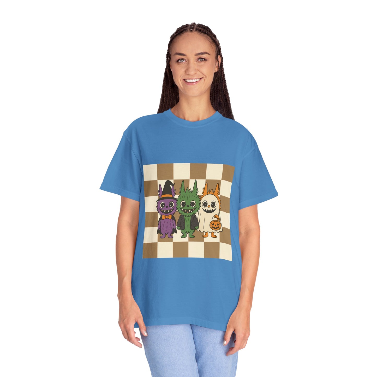 Cute Halloween Monster T-Shirt, Spooky Graphic Tee, Fall Apparel, Unisex Shirt, Trick or Treat, Halloween Party Outfit