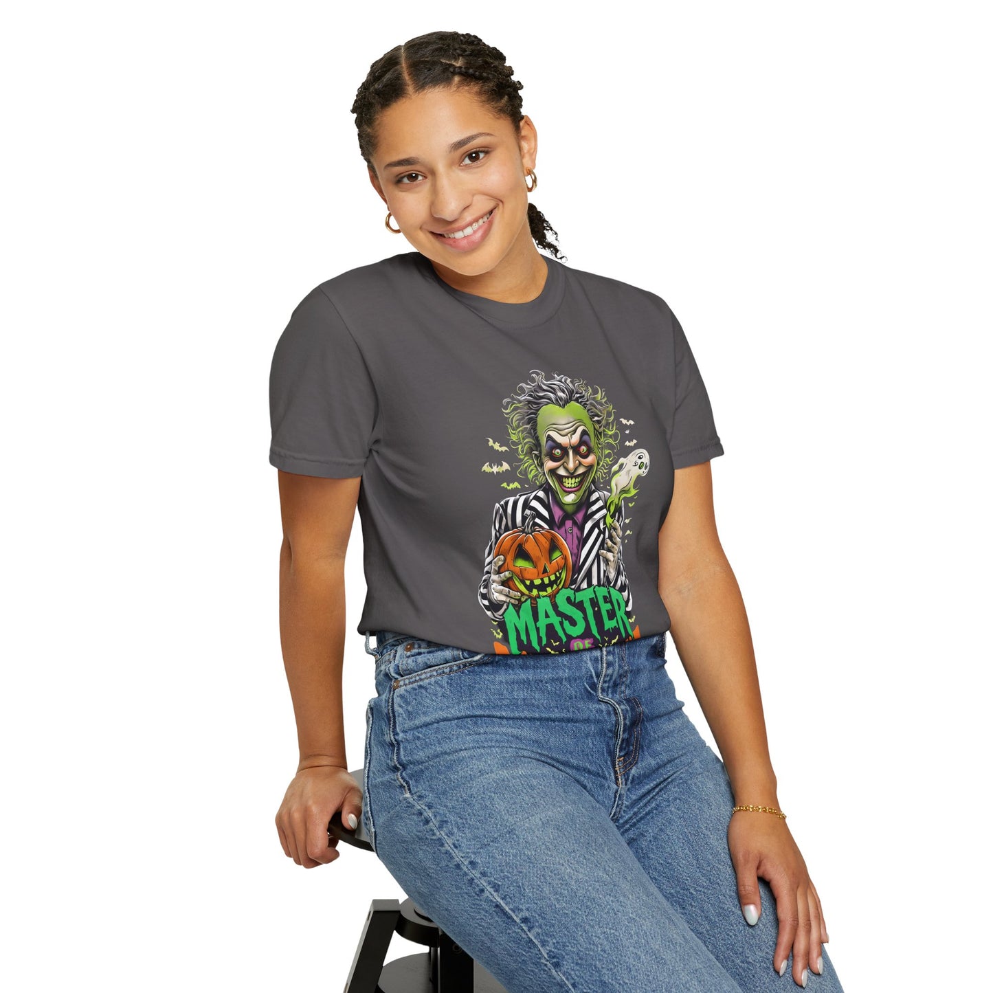 Master of Mischief Unisex T-Shirt, Halloween Party Shirt, Costume Tee, Spooky Gift, Fall Apparel, Graphic Tee