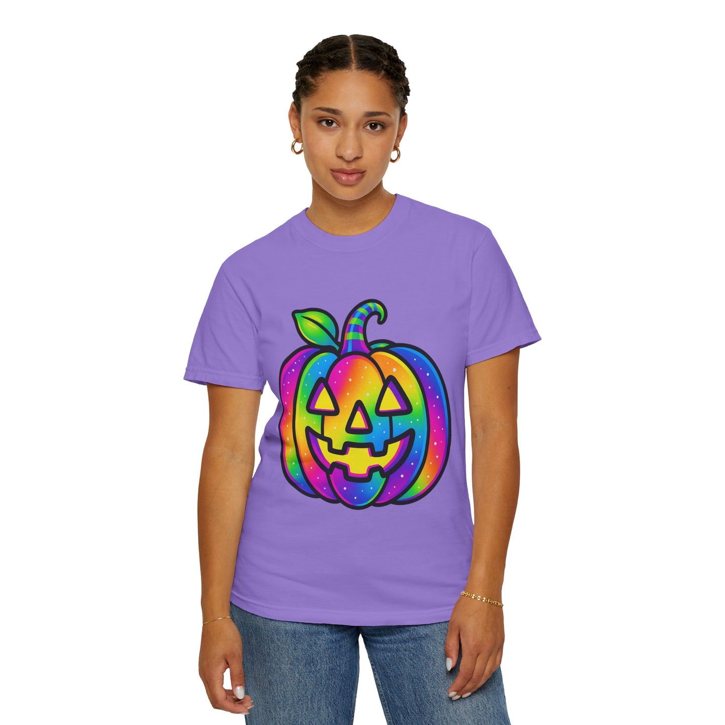Colorful Pumpkin T-shirt for Halloween