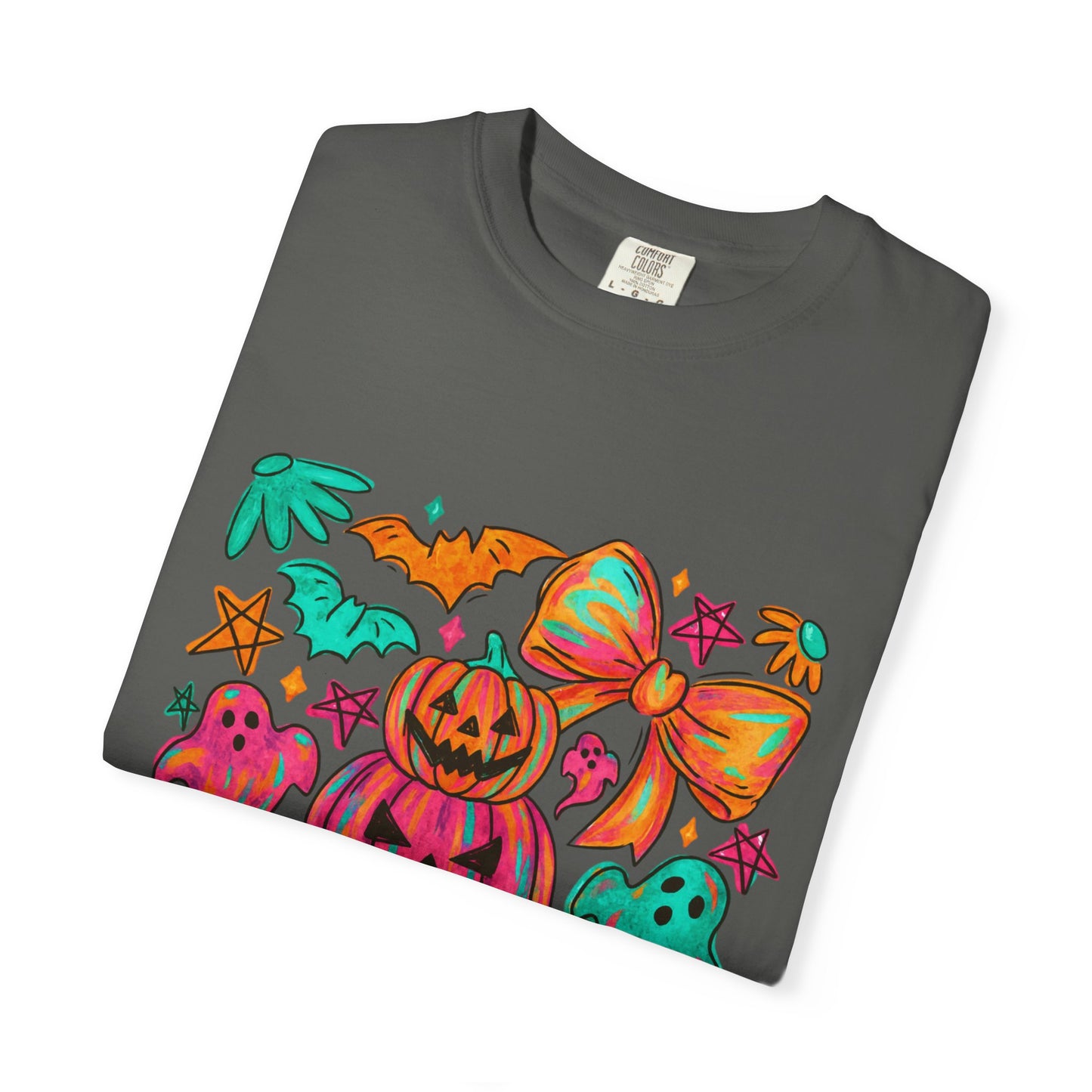 Whimsical Halloween T-Shirt, Perfect for Fall Celebrations, Ghosts & Pumpkins Design, Unisex Tee, Festive Apparel, Halloween Costume