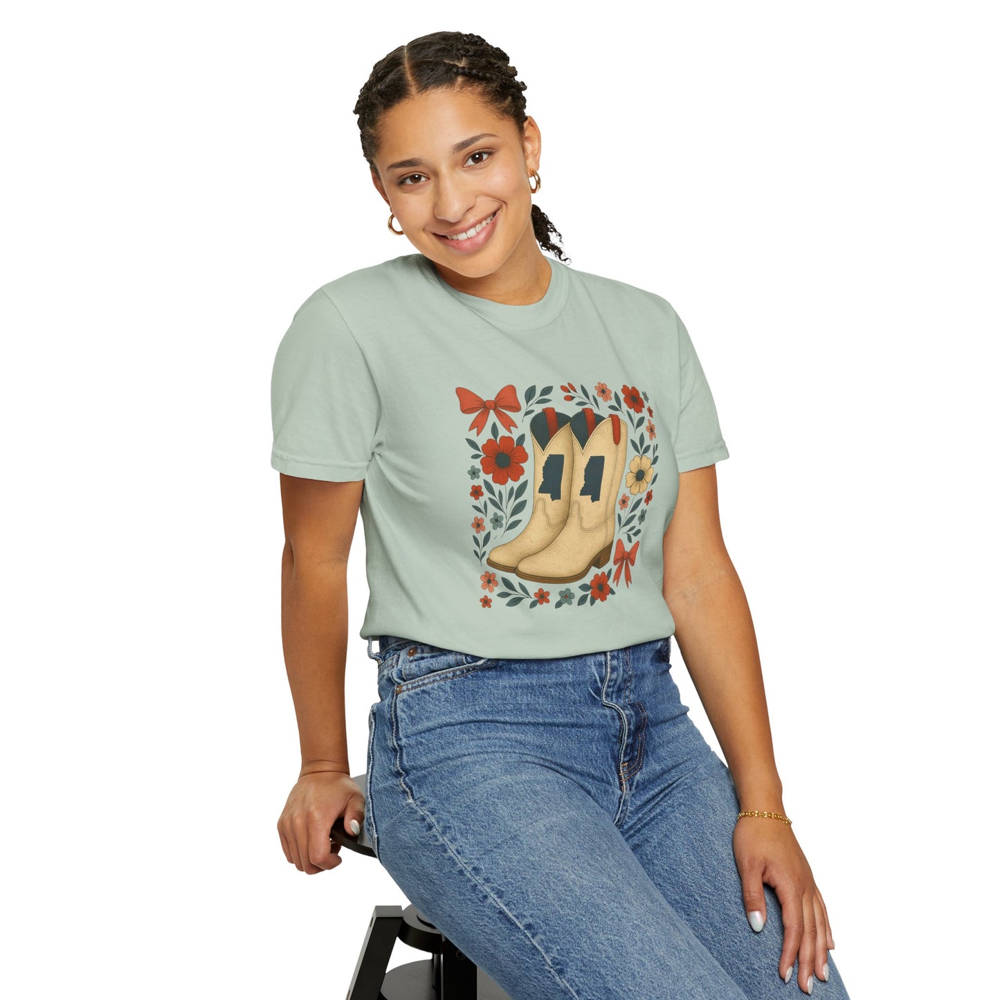 Mississippi Coquette Bow Unisex Tee - Ole Miss Fan Gift