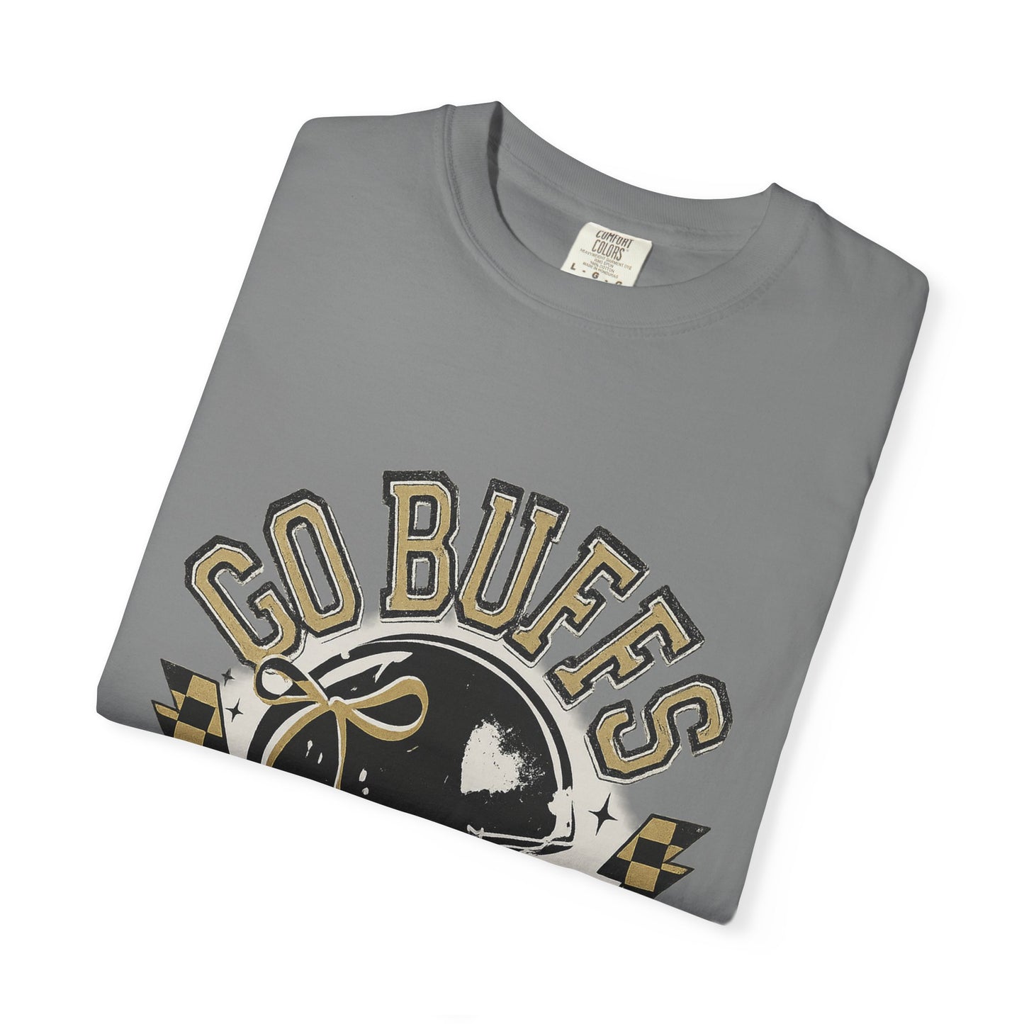 Vintage Sports Fan T-Shirt - Go Buffs Graphic Tee