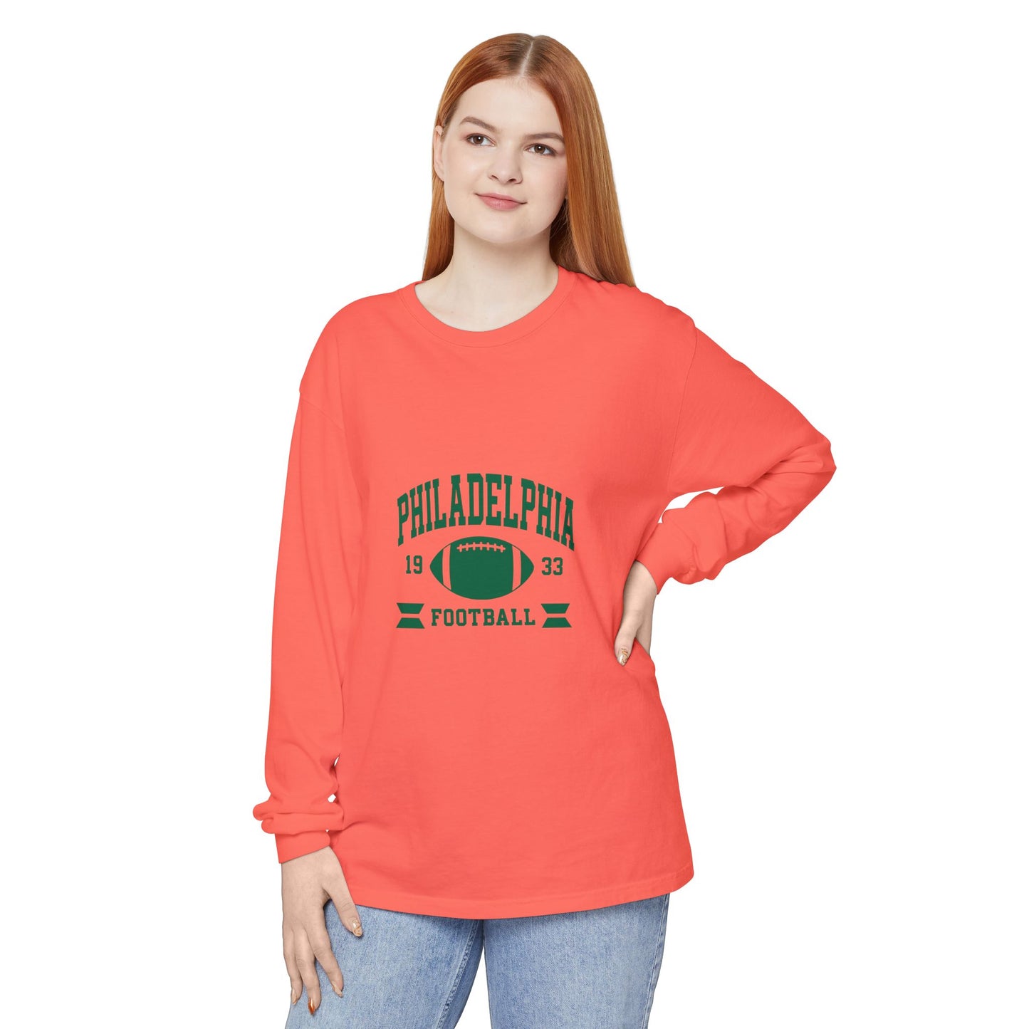 Vintage Philadelphia Football Long Sleeve T-Shirt
