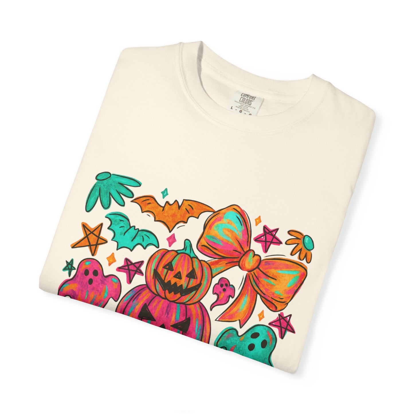 Whimsical Halloween T-Shirt, Perfect for Fall Celebrations, Ghosts & Pumpkins Design, Unisex Tee, Festive Apparel, Halloween Costume