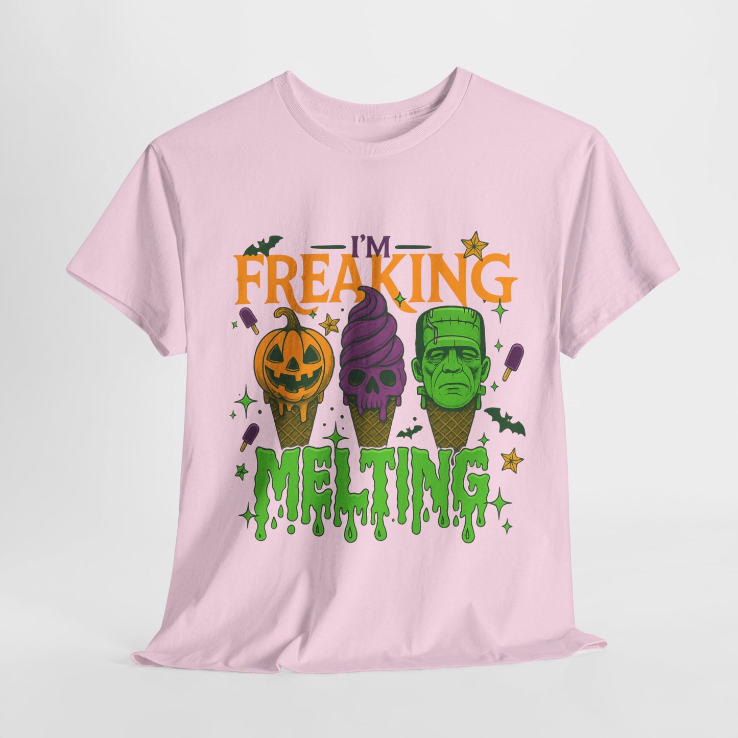 Halloween Unisex Heavy Cotton Tee, Fun Fall Shirt, Halloween Costume Top, Spooky Party Tee, Trick or Treat Apparel