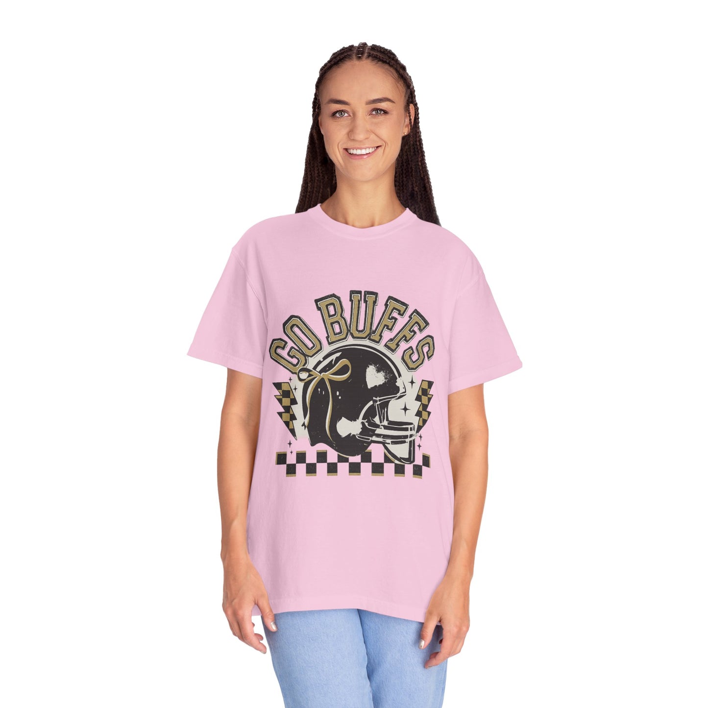 Vintage Sports Fan T-Shirt - Go Buffs Graphic Tee