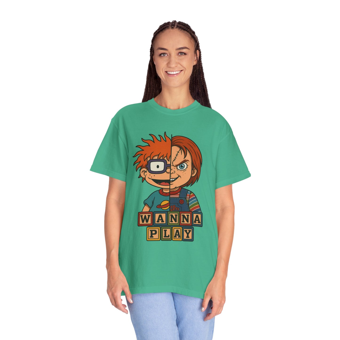 Two Faced Halloween Chucky-Inspired Unisex T-Shirt