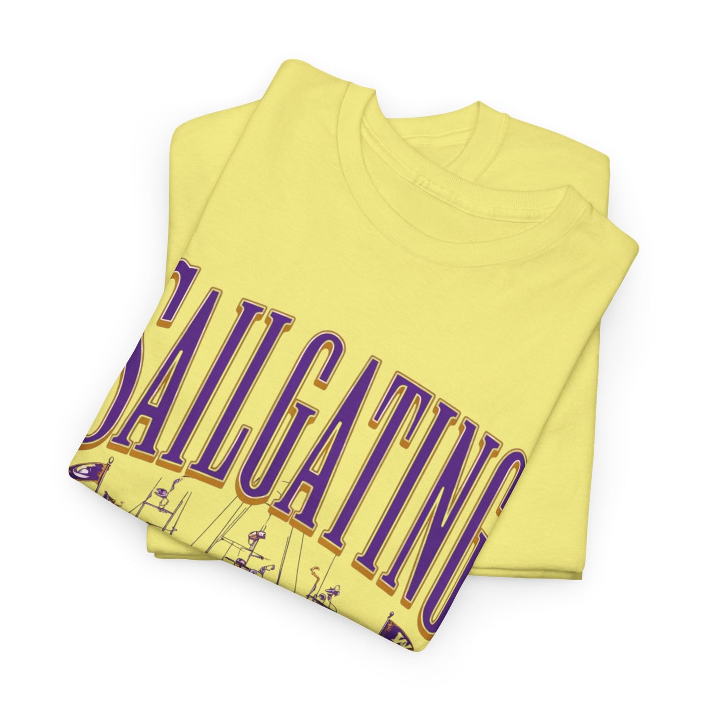Sailgating Tee - Washington Huskies Unisex Heavy Cotton Shirt