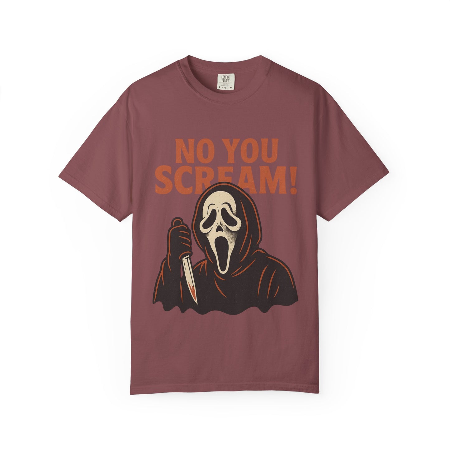 Unisex Horror-Themed T-shirt | Fun Scream Design for Halloween, Costume Parties, Movie Nights, Gift for Horror Fans