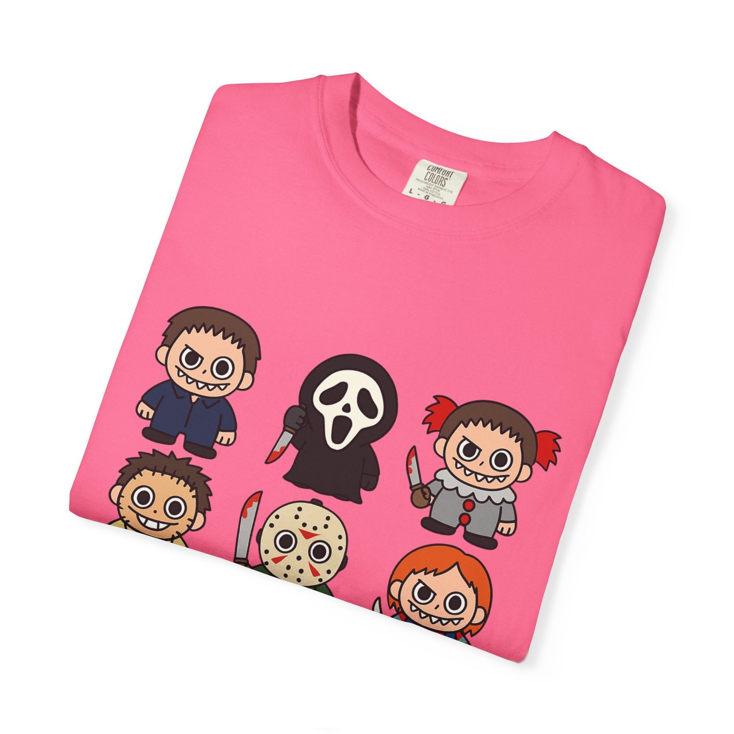 Pop Culture Horror Character T-Shirt, Unisex Tee, Halloween Tee, Horror Movie Merch, Funny Graphic Shirt, Gift for Horror Fans