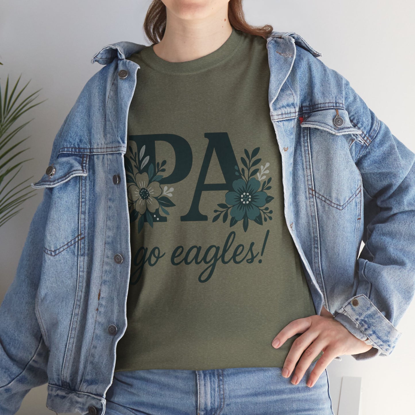 Floral PA Eagles Tee