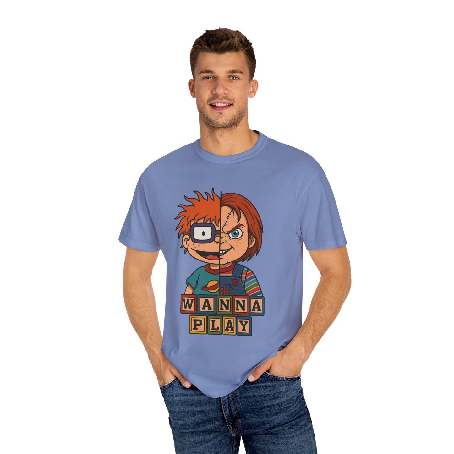 Two Faced Halloween Chucky-Inspired Unisex T-Shirt