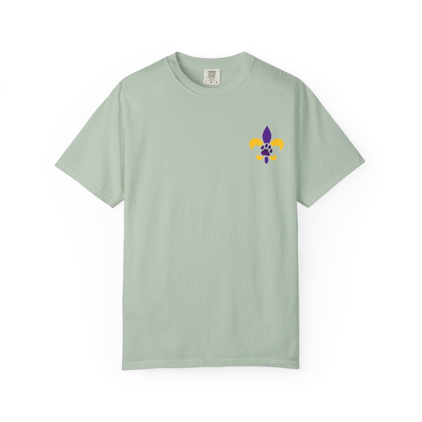 Baton Rouge Spirit T-Shirt - Unisex Garment-Dyed Tee for Game Day, College Football, Mardi Gras, Team Pride, Casual Wear