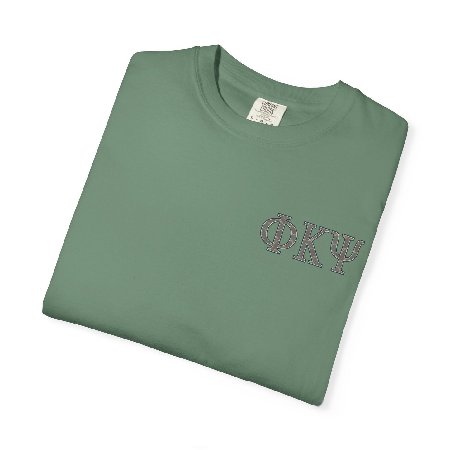 Unisex Garment-Dyed T-shirt with PiKappaPsi Design, Casual Tee, College Apparel, Greek Life Shirt, Unique Gift, Brotherhood T-shirt